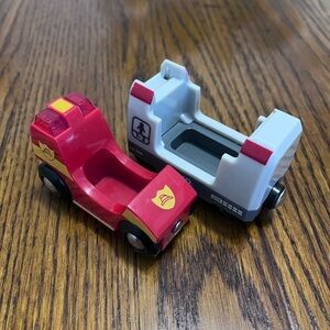 Brio World Railway Shuttle Train And Fire Engine
